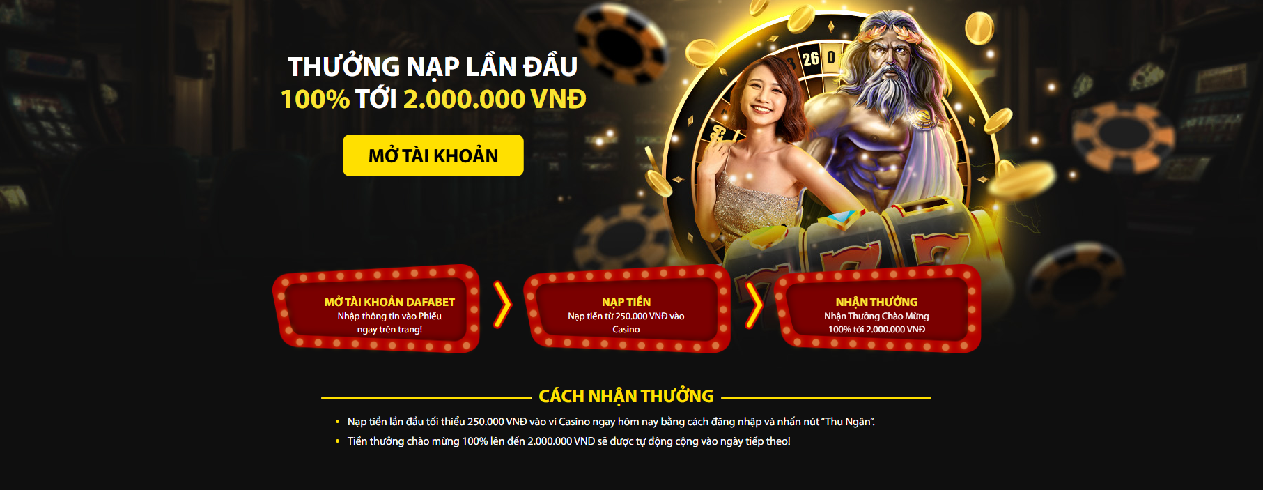Sòng bạc phổ biến nhất tại Việt Nam Dafabet